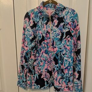 Lily Pulitzer 3/4 zip sweatshirt